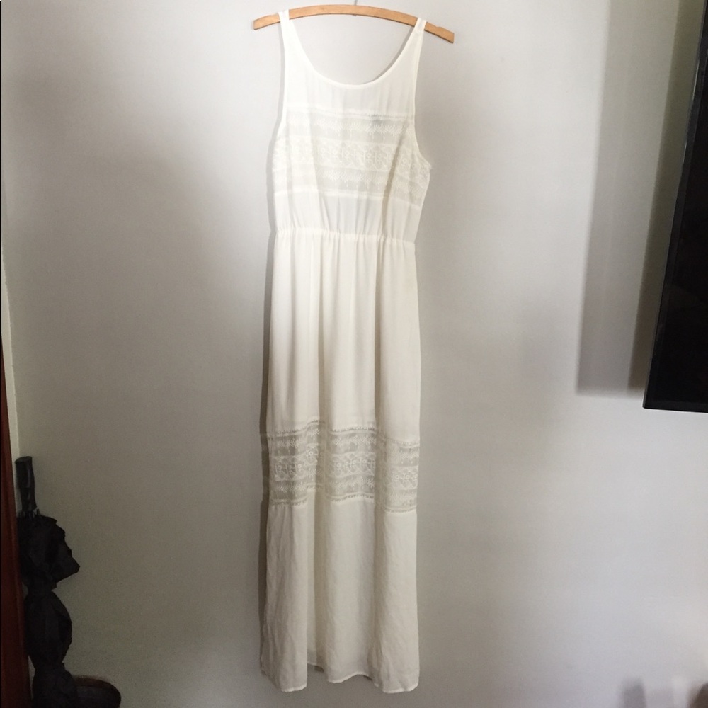 H&M White Maxi Dress